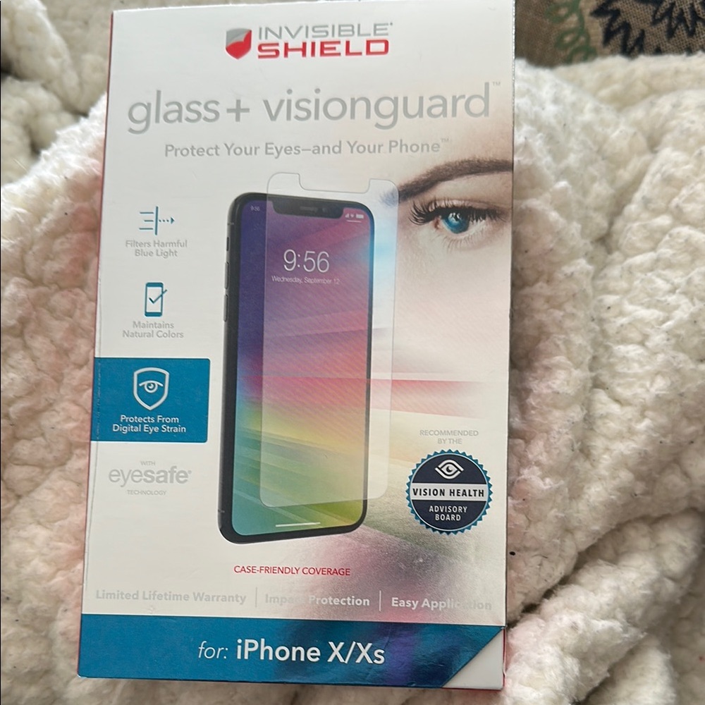 Glass+ VisionGuard Screen Protector for iPhone X/Xs - Clear